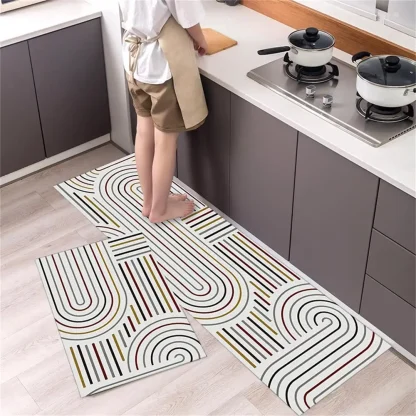 Long Rectangular Rugs with Geometric Pattern - Image 13