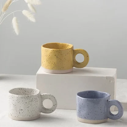 Rustic Simplicity Mug with Round Handle - Image 6