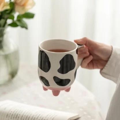 Creative Cow Pattern Mug with Breast - Image 4