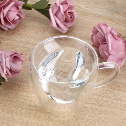 Heart Shaped Mug with Transparent Design - Image 2