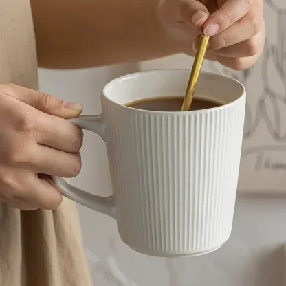 Solid Color Cups with Ripple Design - Image 3