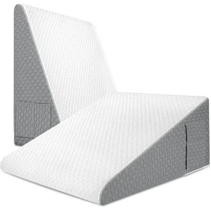 Acid Reflux Wedge Pillow with Side Pocket