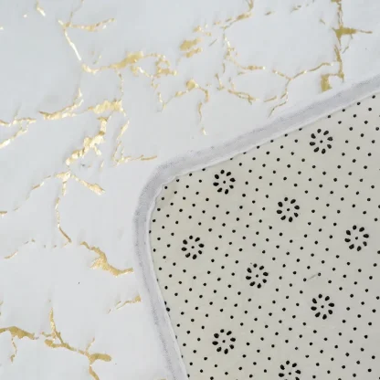Marble Pattern Rug with Non Slip Design - Image 4