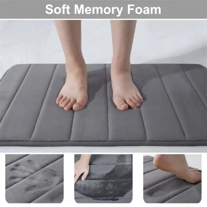 Super Absorbent Bathroom Quilted Mat - Image 6