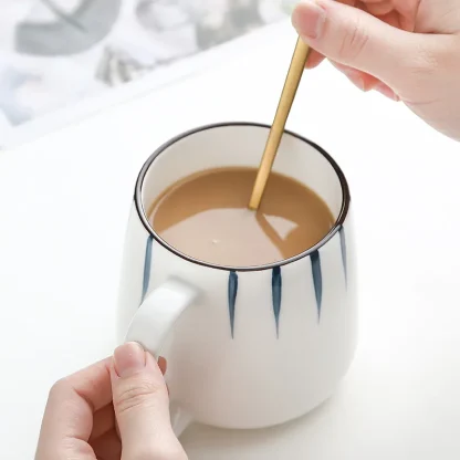 Printed Paint Stroke Mug with Handle - Image 4