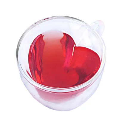 Heart Shaped Mug with Transparent Design