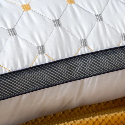 Comfortable Pillow with Embroidered Design - Image 3
