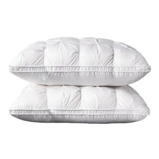 Solid Color Comfy Pillow with Quilted Design