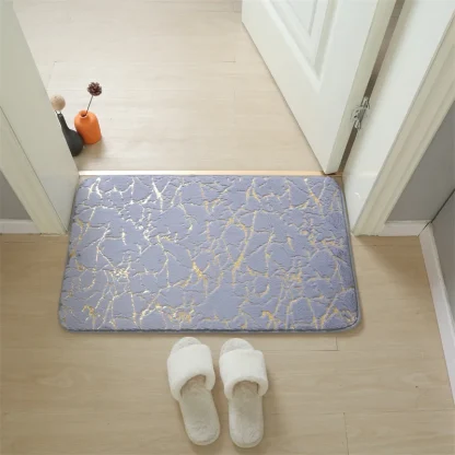 Marble Pattern Rug with Non Slip Design - Image 3