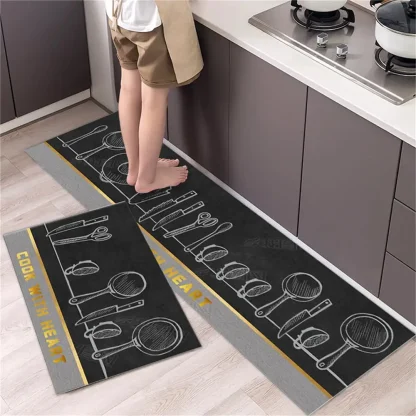 Non-slip Kitchen Long Rectangular Floor Mat - Image 14