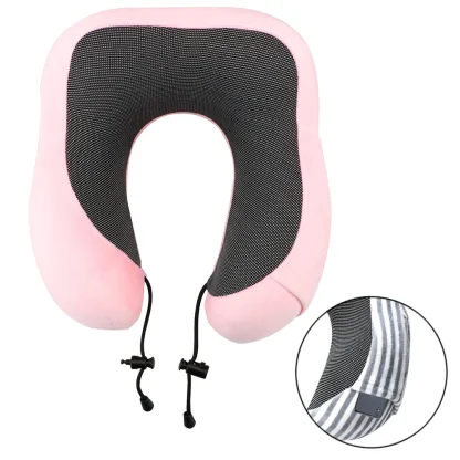 U-Shaped Portable Pillow with Cord Lock - Image 11