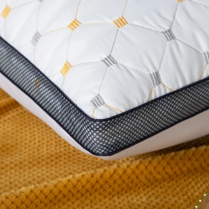 Comfortable Pillow with Embroidered Design - Image 2