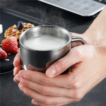 Portable Double Wall Mug with Lid - Image 3